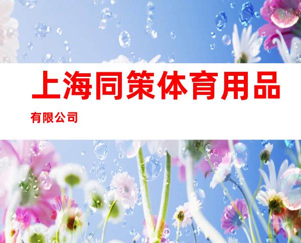 上海同策体育用品有限公司