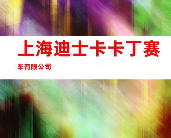 上海迪士卡卡丁赛车有限公司