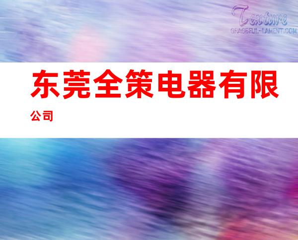 东莞全策电器有限公司
