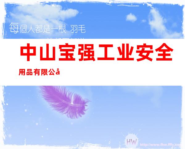 中山宝强工业安全用品有限公司