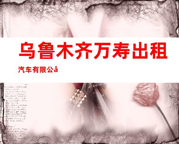 乌鲁木齐万寿出租汽车有限公司
