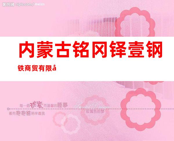 内蒙古铭冈铎壹钢铁商贸有限公司