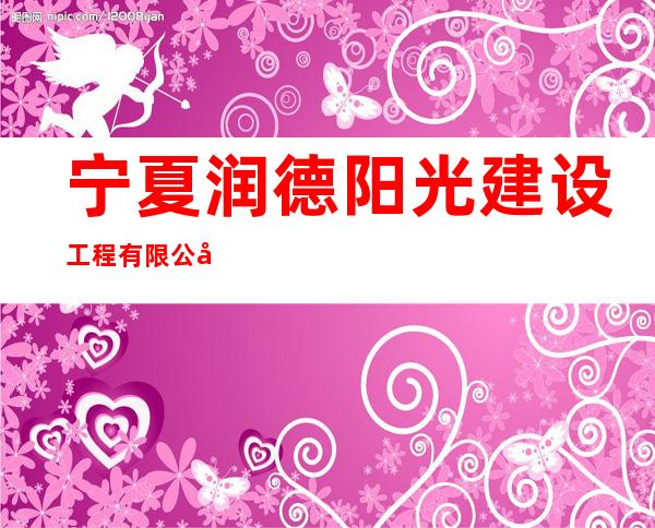宁夏润德阳光建设工程有限公司