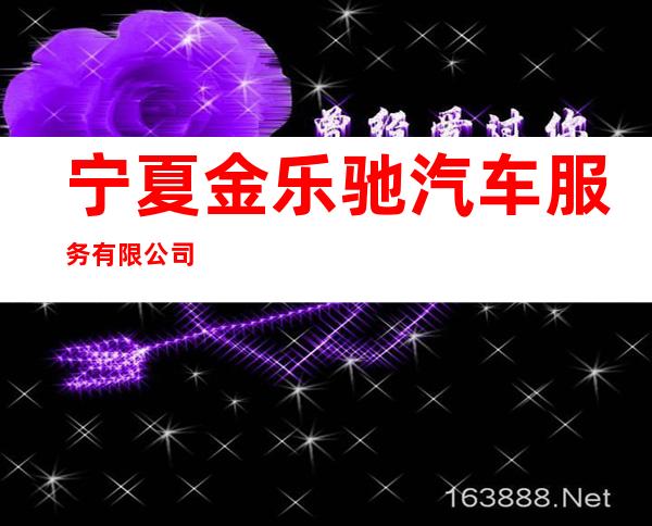 宁夏金乐驰汽车服务有限公司