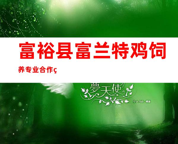 富裕县富兰特鸡饲养专业合作社