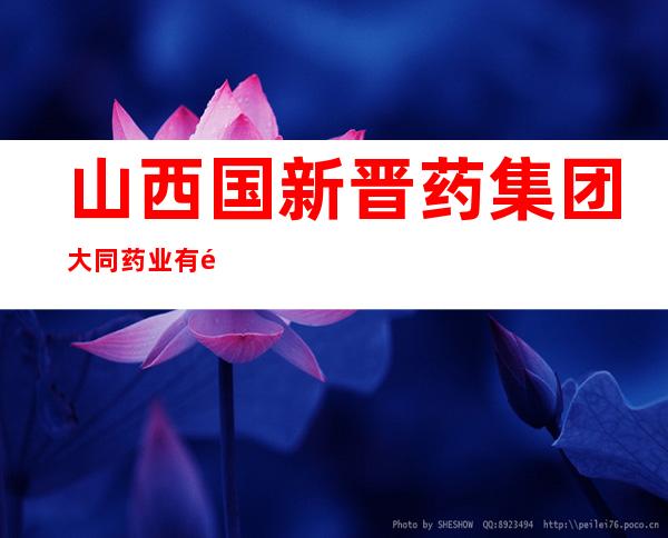 山西国新晋药集团大同药业有限公司