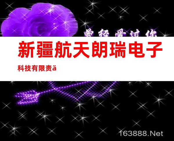 新疆航天朗瑞电子科技有限责任公司