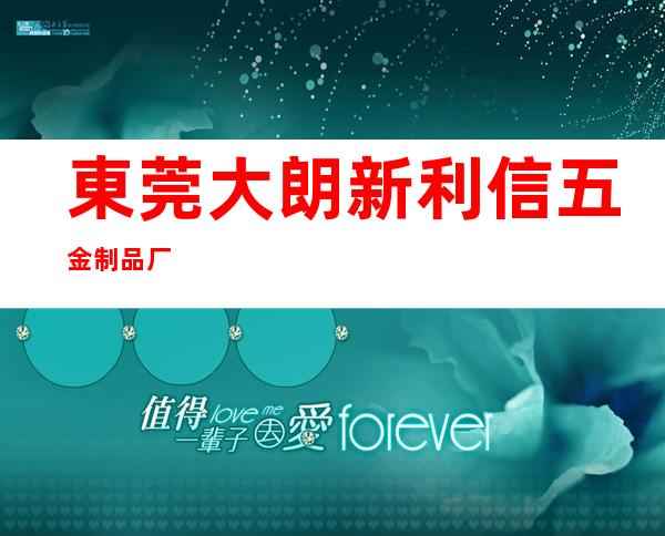 東莞大朗新利信五金制品厂