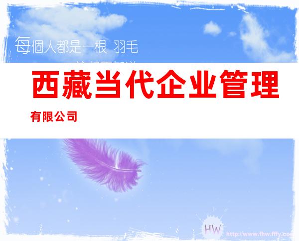 西藏当代企业管理有限公司