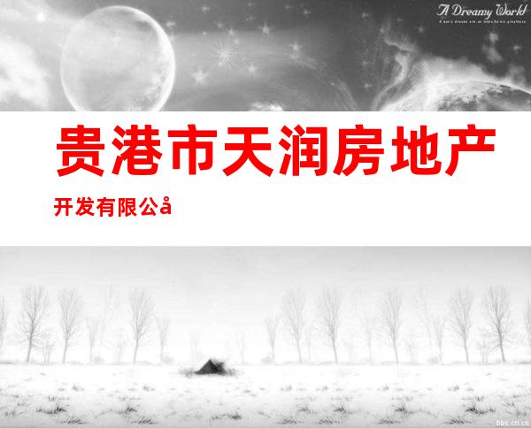贵港市天润房地产开发有限公司