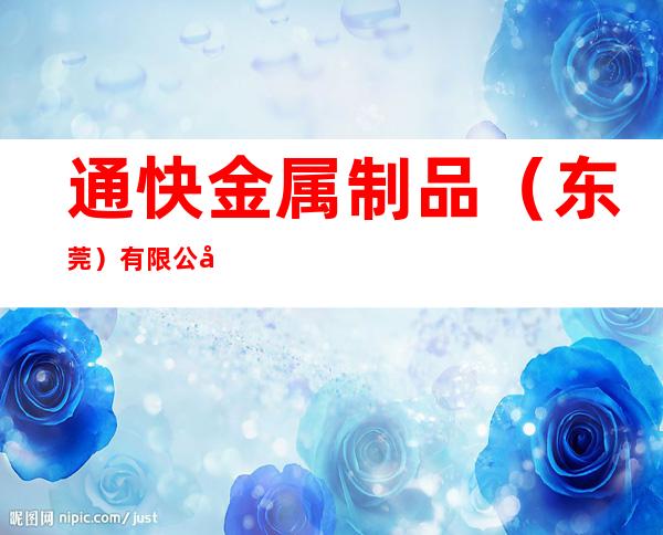 通快金属制品(东莞)有限公司