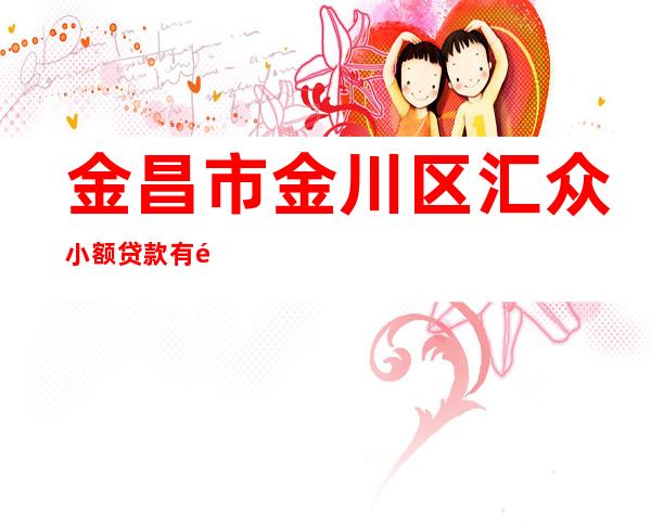 金昌市金川区汇众小额贷款有限责任公司
