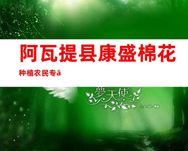 阿瓦提县康盛棉花种植农民专业合作社