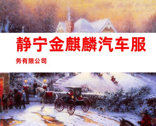 静宁金麒麟汽车服务有限公司