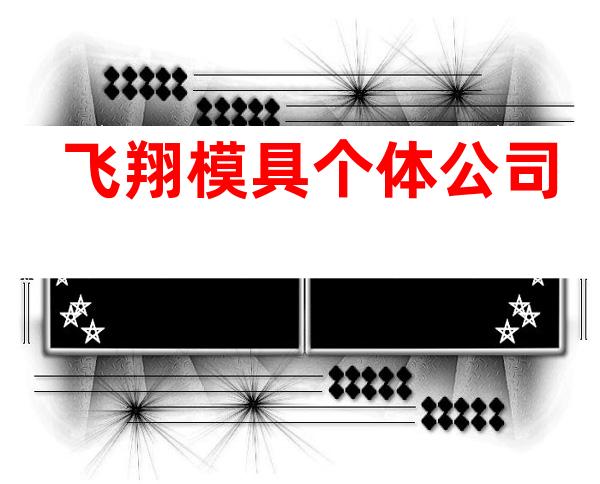 飞翔模具个体公司